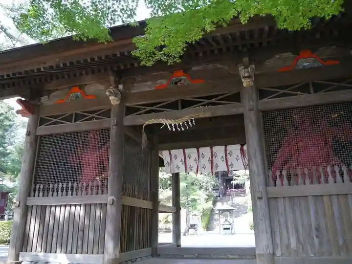 岩殿山安楽寺(吉見観音)の山門・神門