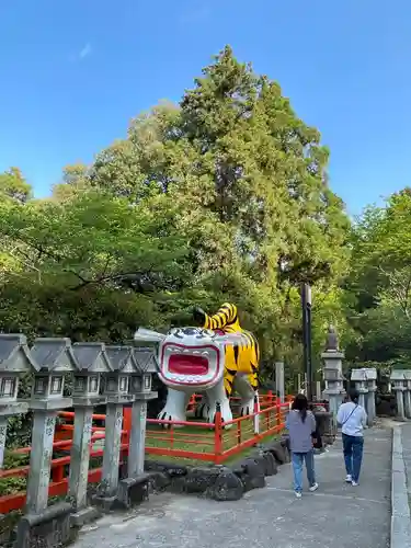 朝護孫子寺の狛犬
