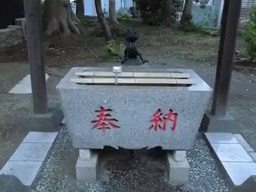 旭鎮守八幡神社の手水舎