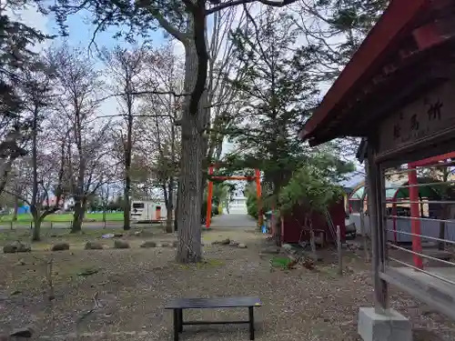 上富良野神社の庭園