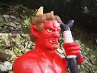 桃太郎神社(栗栖)の像