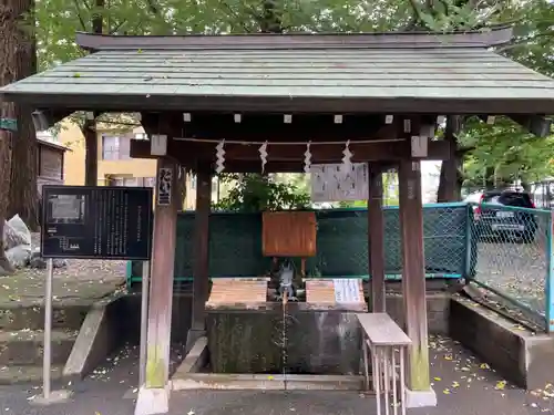 諏訪神社の手水舎