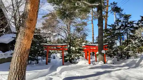 富良野神社の鳥居