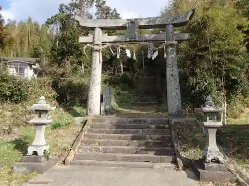 天手長男神社の鳥居