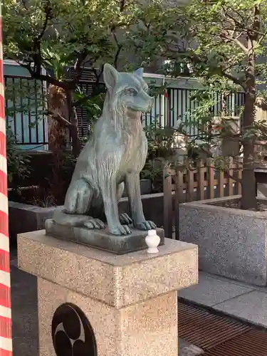 宮益御嶽神社の狛犬