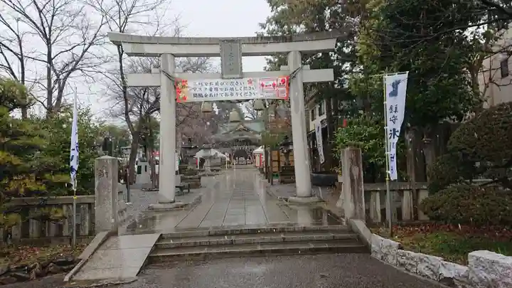 鎮守氷川神社の鳥居