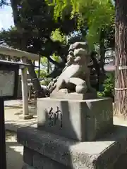 栗原氷川神社の狛犬