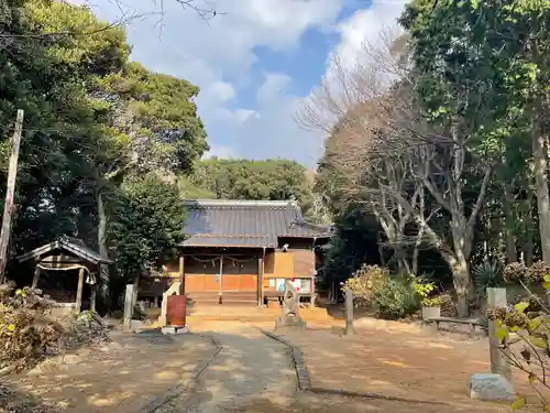 富任八幡宮の本殿