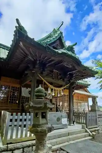 植田八幡神社の本殿