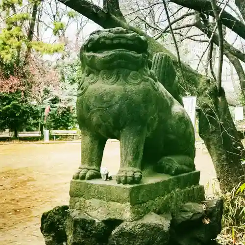 西久保八幡神社の狛犬