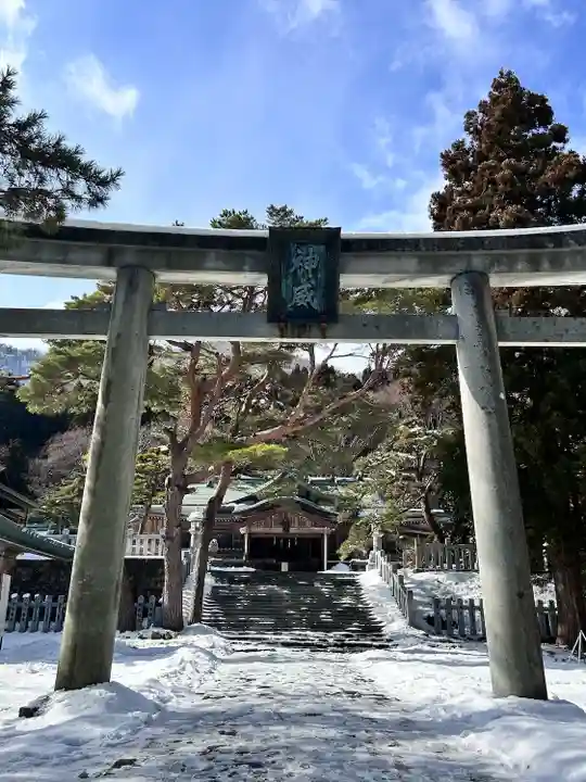 函館八幡宮の鳥居