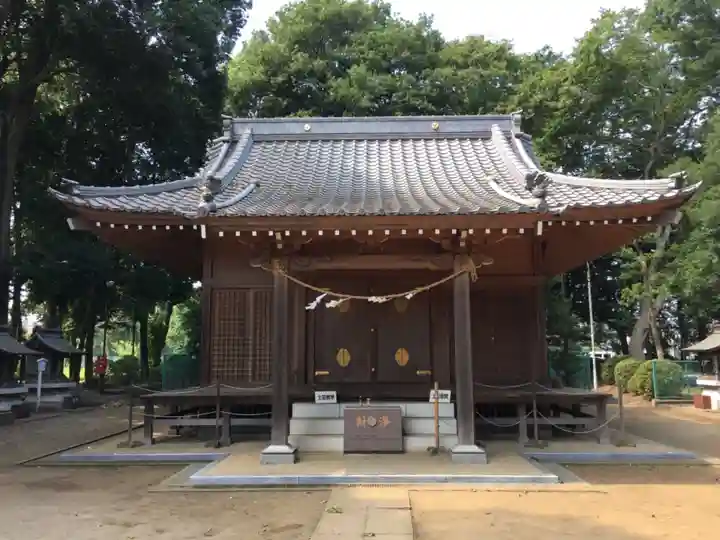 足立神社の本殿・本堂