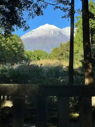 山宮浅間神社の景色