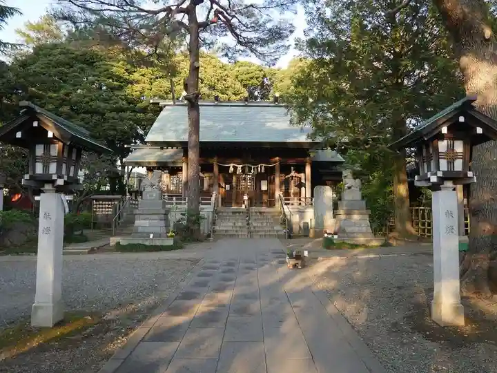 用賀神社の本殿・本堂