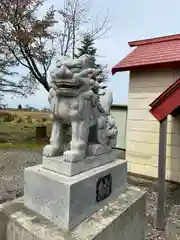 上更別神社の狛犬