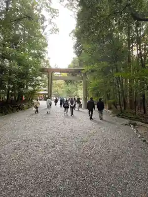 伊勢神宮内宮(皇大神宮)の鳥居