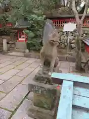 瑜伽神社の狛犬