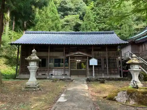 岡太神社・大瀧神社の建物その他