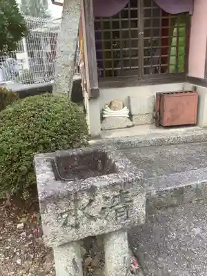 植田八幡宮の手水舎