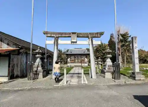 白鬚神社（仏師川）の鳥居