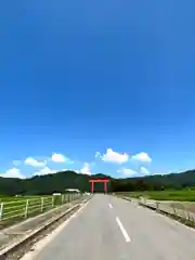 生島足島神社御旅所社の鳥居