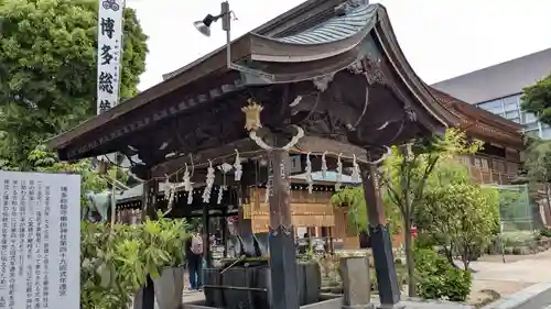 櫛田神社の手水舎