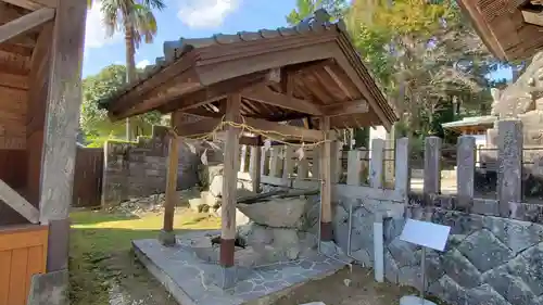 荒穂神社の手水