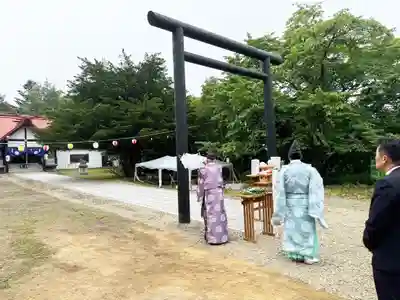 釧路一之宮 厳島神社の鳥居
