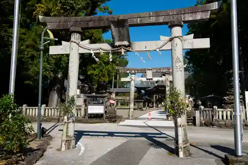 大川上美良布神社の鳥居