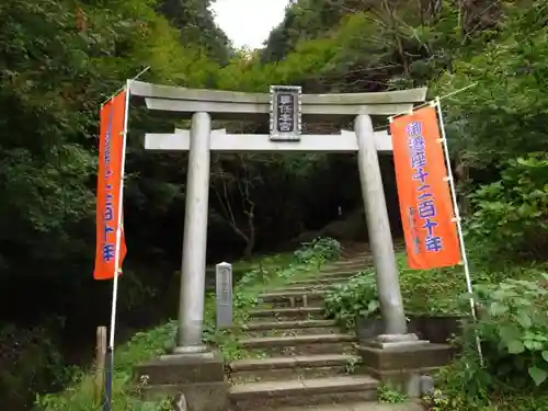 事任八幡宮の鳥居