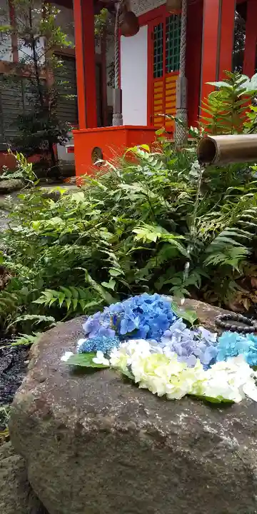 冠稲荷神社の手水舎