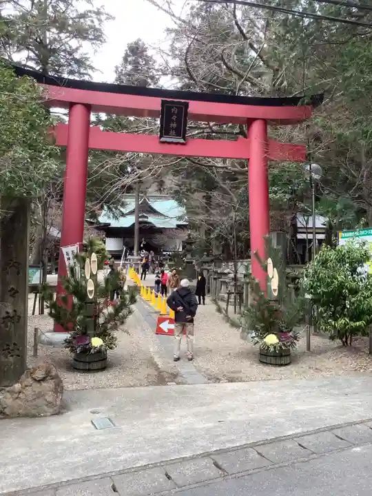 内々神社の鳥居