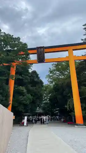 川越氷川神社の鳥居