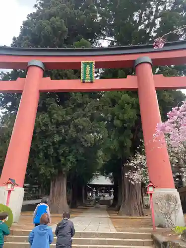 河口浅間神社の鳥居