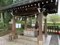 西寒多神社の手水舎