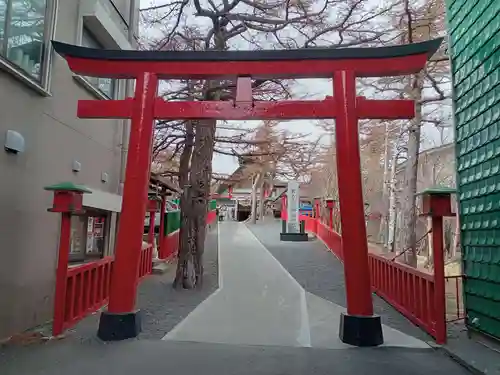 冨士山小御嶽神社の鳥居