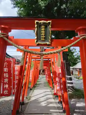 於菊稲荷神社(群馬県)