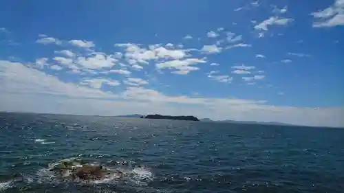 八百富神社の景色