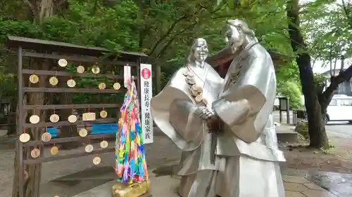 穂高神社本宮の像