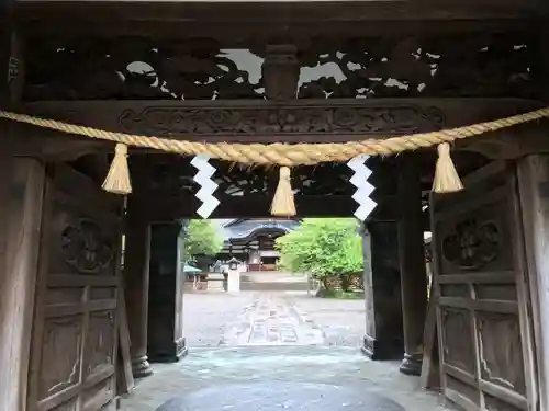 尾山神社の山門・神門
