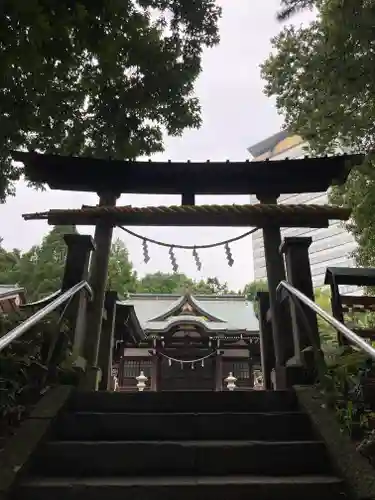 落合白山神社の鳥居