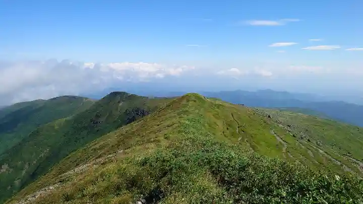 月山神社本宮の景色