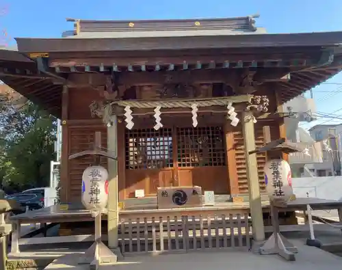 松戸神社の本殿・本堂