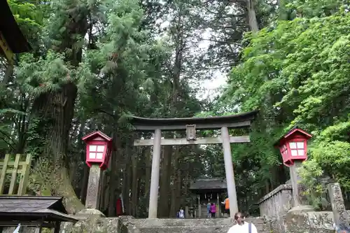 北口本宮冨士浅間神社の鳥居