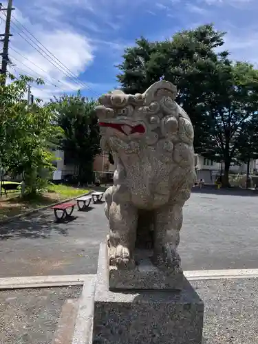白幡神社の狛犬