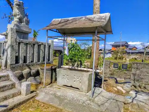 神明社（西川端）の手水舎