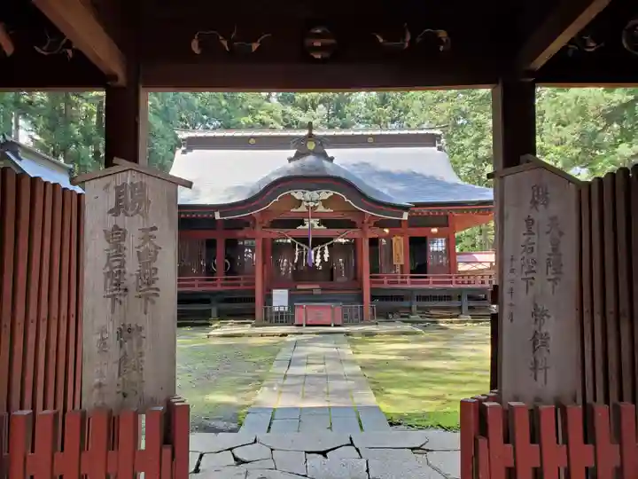 都々古別神社(八槻)の山門・神門