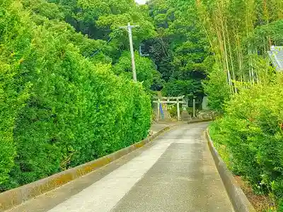 饗庭神社の鳥居