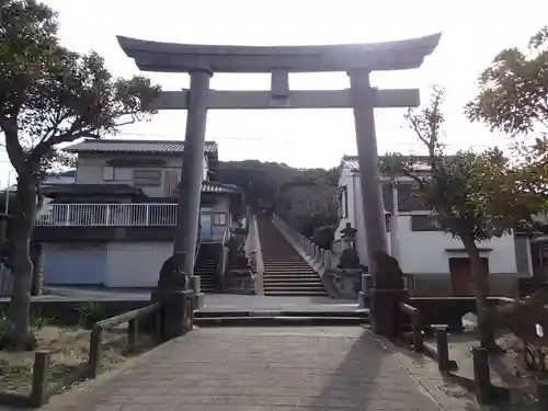 川口神社の鳥居