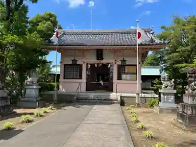 拝殿正面の様子です。